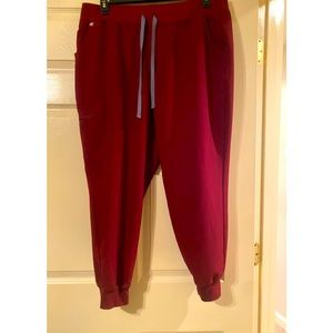 Figs high waisted Zamora jogger scrub pants petite